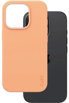 PanzerGlass Handyh&uuml;lle f&uuml;r iPhone 16 Pro, Care by Fearlessly Fashionable Case mit MagSafe, Pfirsch