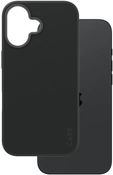PanzerGlass Handyh&uuml;lle f&uuml;r iPhone 16, Care by Fearlessly Fashionable Case mit MagSafe, Schwarz