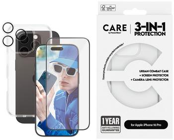 PanzerGlass CARE by PG3-in-1 Bundle iPhone16 6.3 Pro (B1354+2862+1286)