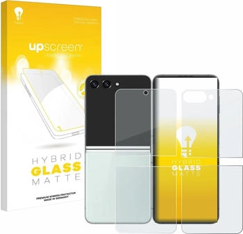 upscreen 5850131 Reflection Shield Panzerglasfolie Matt (1 Stück, Galaxy Z Flip 5), Smartphone Schutzfolie