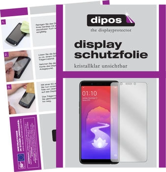 e-cultor Displayschutzfolie Crystalclear (6 Stück, Oppo Realme 1), Smartphone Schutzfolie
