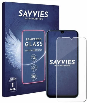 Savvies Savvies Panzerglas für Samsung Galaxy A15 Echtglas 9H-Härte Schutzglas Klar