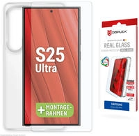 Displex Displayschutzglas "Real Glass Screen Protection inkl. Case" f&uuml;r Samsung