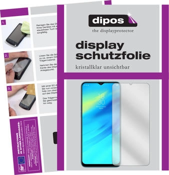 e-cultor Displayschutzfolie Crystalclear (2 Stück, Oppo Realme 2 Pro), Smartphone Schutzfolie