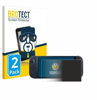 BROTECT 2 Stück Anti-Spy Blickschutzfolie für Nintendo Switch 2 Privacy Screen Protector