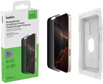 Belkin ScreenForce InvisiGlass Privacy AM Treated iPhone 16 Pro