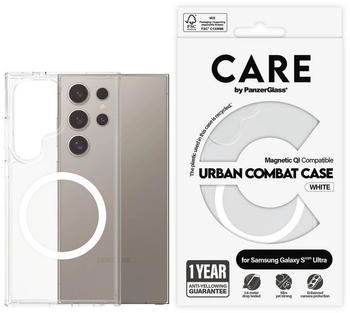 PanzerGlass Flagship Urban Combat White Qi Samsung Galaxy S25 Ultra Handyh&uuml;lle One Size