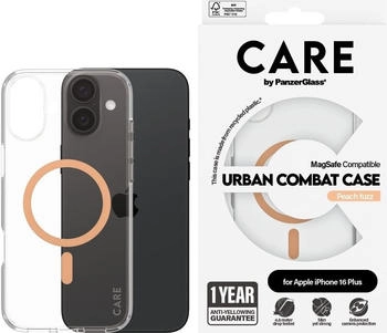 PanzerGlass Panzer Glass, H&uuml;lle f&uuml;r iPhone 16 Plus MagSafe kompatibel Flagship Urban Combat, Orange