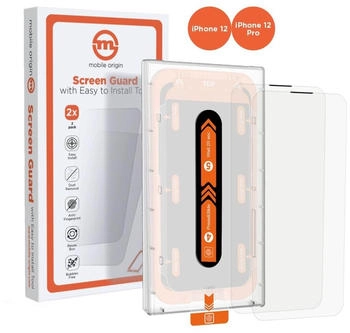Mobile Origin Screen Guard für iPhone 12 Pro / 12 mit Applikator - 2er Pack
