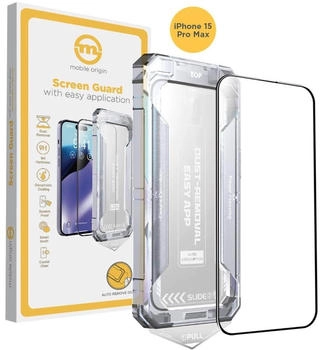 Mobile Origin Yellow Screen Guard iPhone 15 Pro Max mit Applikator