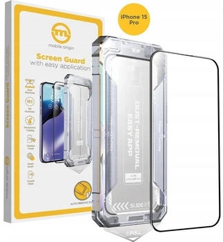 Mobile Origin Yellow Screen Guard iPhone 15 Pro mit Applikator