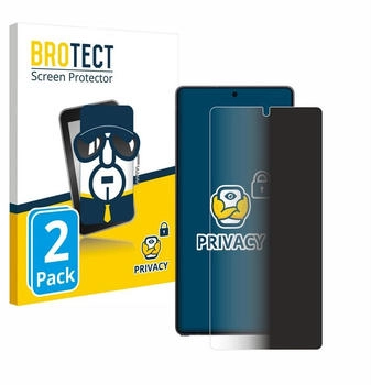 BROTECT 2x Sichtschutzfolie für Samsung Galaxy S25 Ultra Enterprise Edition Anti-Spy Privacy Sichtschutz Blickschutz Folie Blaulicht-Schutz