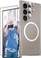 CARE by PanzerGlass Displayschutzglas "3-in-1 Protection Set" f&uuml;r Samsung Galaxy S25