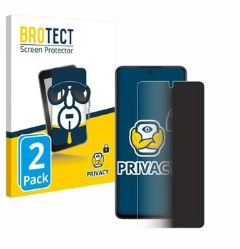 BROTECT Displayschutzfolie Sichtschutzfolie für Samsung Galaxy A52s 5G, 2 Stück, Anti-Spy Privacy Sichtschutz Blickschutzfolie Blaulicht-Schutz