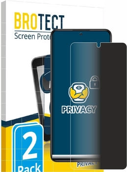 BROTECT Displayschutzfolie Sichtschutzfolie für Xiaomi Redmi Note 11 Pro, 2 Stück, Anti-Spy Privacy Sichtschutz Blickschutzfolie Blaulicht-Schutz