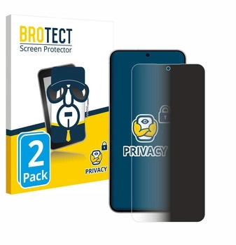 BROTECT Displayschutzfolie Sichtschutzfolie für Samsung Galaxy S25 FE, 2 Stück, Anti-Spy Privacy Sichtschutz Blickschutzfolie Blaulicht-Schutz
