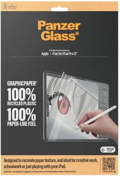 PanzerGlass GraphicPaper Displayschutz iPad Air 13'' (2025-2024) | iPad Pro 13'' (2025-2024) | Ultra-Wide Fit