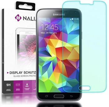 NALIA Schutzglas (1 Stück Samsung Galaxy S5) Transparent
