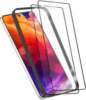 NALIA 2x Schutzglas & 1x Applikator (2 Stück Samsung Galaxy S21) Transparent