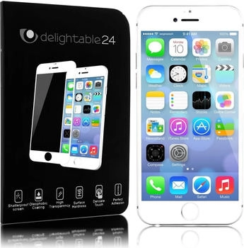 NALIA Schutzglas (1 Stück Apple iPhone 6 Plus Apple iPhone 6s Plus) Weiss