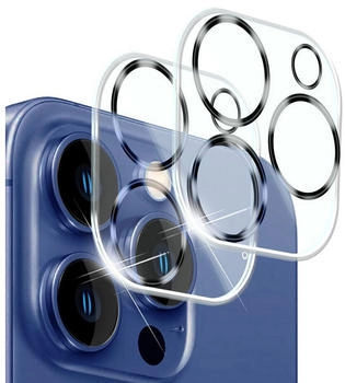 NALIA 2x Kamera Schutzglas (2 Stück Apple iPhone 16 Pro) Transparent