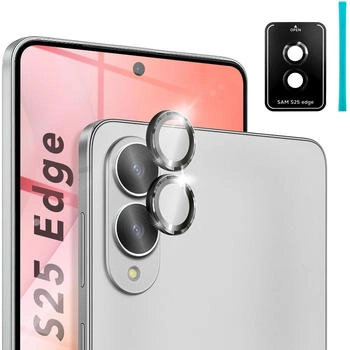 NALIA Focus.Pro CLX - Kameraschutz Linsenglas Reflexionsfrei - Camera Lens Protector (1 Stück Samsung Galaxy S25 Edge) Smartphone Schutzfolie