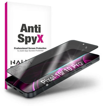 NALIA " Schutzglas AntiSpyX - Privacy Display Glas - Anti-Spy Screen Protector Tempered Glass (1 Stück Google Pixel 10) Schwarz"