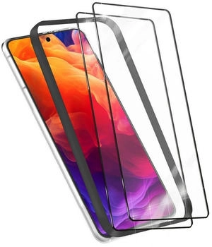 NALIA 2x Schutzglas & 1x Applikator (2 Stück Samsung Galaxy S24) Transparent