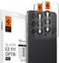 Spigen Glas für die Kamera für Galaxy S24 Plus Glas.tR Ez Fit Optik Pro 2-Pack Schwarz