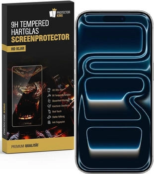Protectorking 6x 9H Panzerglas für iPhone 17 Pro HD klar Nano