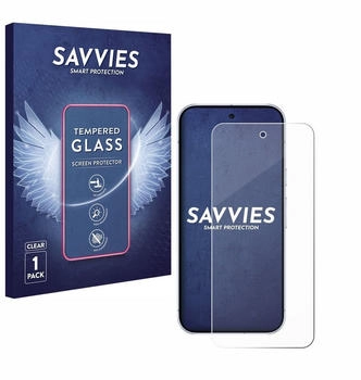Savvies Displayschutzglas Schutzglas für Google Pixel 10 Pro Displayschutz 9H Glas Klar Transparent