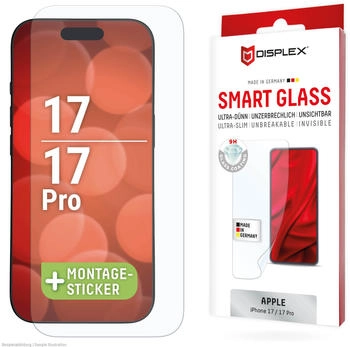 Displex Smart Glass f&uuml;r Apple iPhone 17/17 Pro
