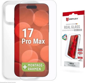 Displex Glas + Schutzhülle für Apple iPhone 17 Pro Max
