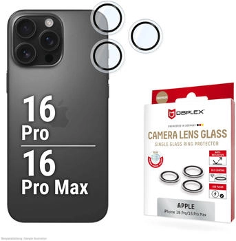 Displex CamGlass Single Lens iP 16 Pro/16 Pro Max