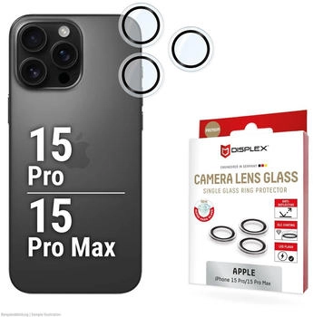 Displex CamGlass Single Lens iP 15 Pro/15 Pro Max