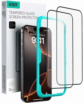 ESR Gehärtetes Glas für iPhone 16 Tempered Glass 2 Stück