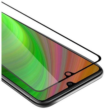 Cadorabo Panzerfolie für Samsung Galaxy A41 Schutzfolie in Weiß Vollbild Folie Tempered Display Schutzglas