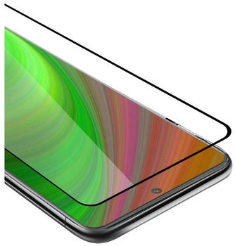 Cadorabo Panzerfolie für Samsung Galaxy S21 Ultra Schutzfolie in Schwarz Vollbild Folie Tempered Display Schutzglas