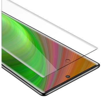 Cadorabo Panzer Folie für Samsung Galaxy NOTE 10 PLUS Schutzfolie in Transparent Gehärtetes Tempered Display-Schutzglas