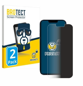 BROTECT 2x Privacy Blickschutzfolie für Apple iPhone 13 Pro