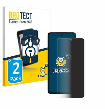 BROTECT 2x Privacy Blickschutzfolie für Motorola Moto