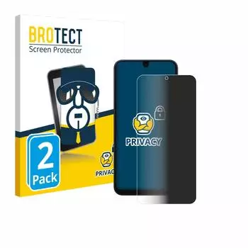 BROTECT Sichtschutzfolie für Samsung Galaxy A16 5G, 2 Stück, Anti-Spy Privacy Sichtschutz Blickschutzfolie Blaulicht-Schutz