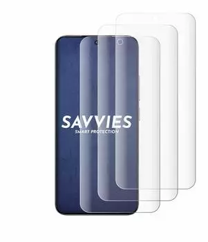 Savvies 4x Schutzfolie für Xiaomi 15 Displayschutz Folie Fullcover Klar Transparent