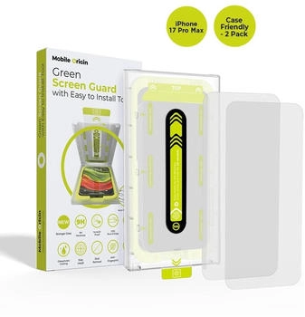Mobile Origin Screen Guard With Easy Applicator case friendly 2er-Pack iPhone 17 Pro Max
