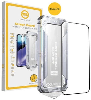 Mobile Origin Yellow Screen Guard With Easy Application iPhone 16