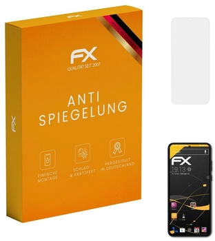 atFoliX Schutzfolie für Motorola Edge 30 Neo (3 Folien) Entspiegelnd und stoßdämpfend