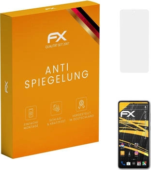 atFoliX Schutzfolie für Samsung Galaxy A52s 5G (3 Folien) Entspiegelnd und stoßdämpfend