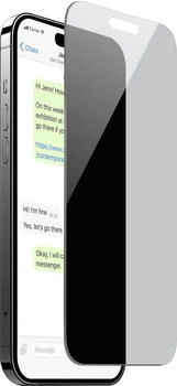 SBS Mobile Gehärtetes Schutzglas Privacy für iPhone 15