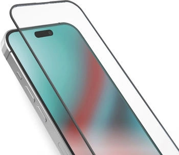 SBS Mobile Glas Displayschutz Full Cover für iPhone 16 Pro Schwarz