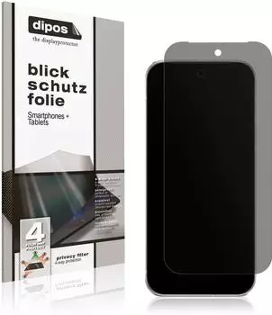 e-cultor Blickschutzfolie für Google Pixel 9a matt Schutzfolie Folie Display Schutz